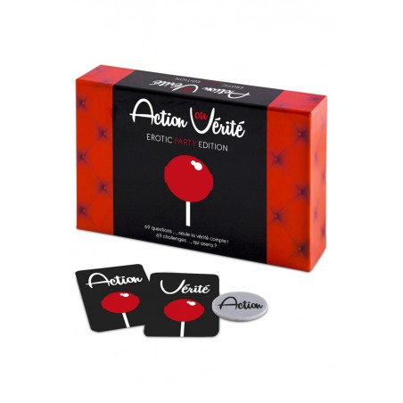 Jeu coquin Action ou Vérité Erotic Party Edition Jeu coquin Action ou Vérité Erotic Party Edition