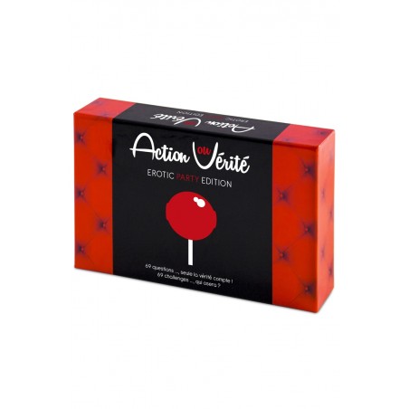 Jeu coquin Action ou Vérité Erotic Party Edition Jeu coquin Action ou Vérité Erotic Party Edition