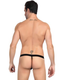 String homme noir résille 2