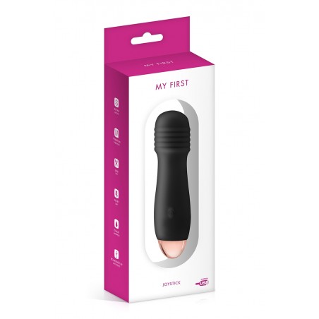 Vibromasseur rechargeable Joystick noir - My First Vibromasseur rechargeable Joystick noir - My First