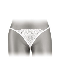 String avec perles Venusina - blanc