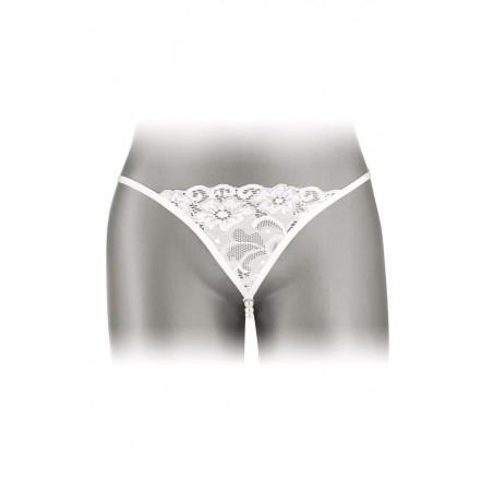 String avec perles Venusina - blanc