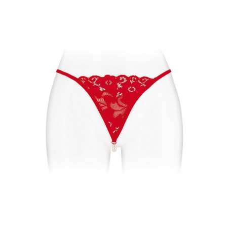 String avec perles Venusina - rouge