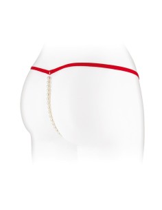 String avec perles Venusina - rouge 2