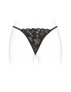 String noir et perles Venusina Fashion Secret