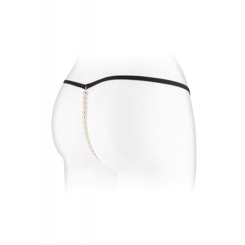 String noir et perles Venusina Fashion Secret