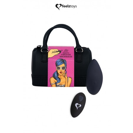 Stimulateur télécommandé Panty Vibe noir - FeelzToys Stimulateur télécommandé Panty Vibe noir - FeelzToys