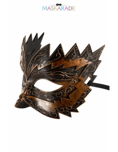 Masque semi-rigide cuivré Don Giovanni 2