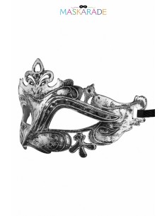 Loup semi-rigide argenté Hamlet 2