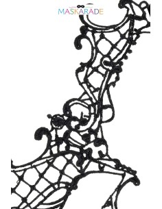 Loup broderie souple Croissant de lune 2