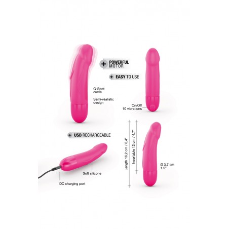 Vibro rechargeable Real Vibration rose S 2.0 - Dorcel Vibro rechargeable Real Vibration rose S 2.0 - Dorcel