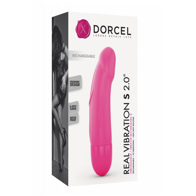 Vibro rechargeable Real Vibration rose S 2.0 - Dorcel Vibro rechargeable Real Vibration rose S 2.0 - Dorcel