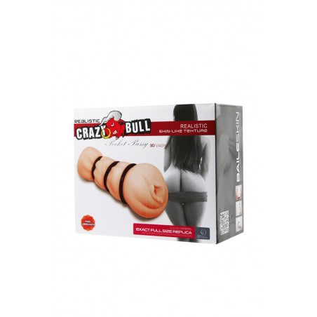Vagin réaliste de poche - Crazy Bull Vagin réaliste de poche - Crazy Bull