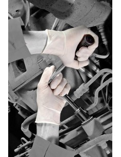 100 gants chirurgicaux en latex blanc 2