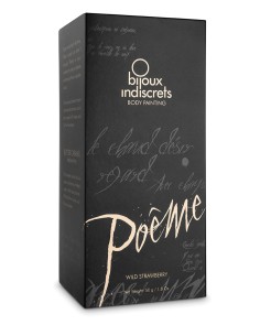 Peinture de corps Poême fraise 2