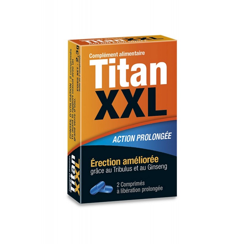 Titan XXL (2 gélules) - stimulant sexuel