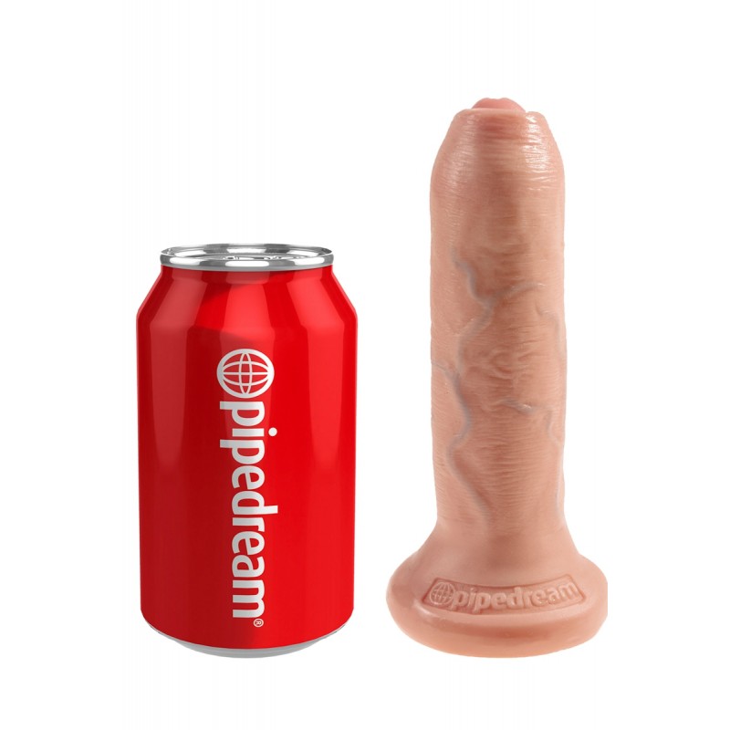 Gode 17,5 cm avec prépuce - King Cock Gode 17,5 cm avec prépuce - King Cock