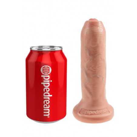 Gode 17,5 cm avec prépuce - King Cock Gode 17,5 cm avec prépuce - King Cock