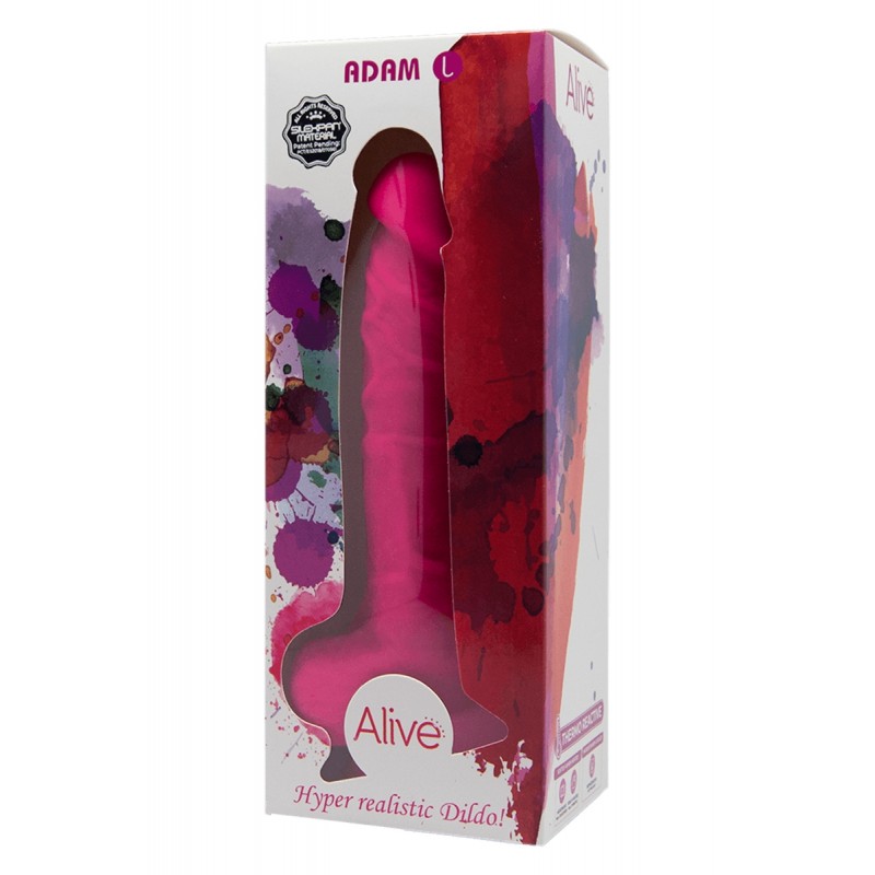 Gode double densité Adam L - rose Gode double densité Adam L - rose