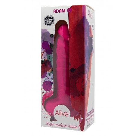Gode double densité Adam L - rose Gode double densité Adam L - rose