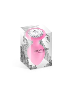 Plug bijou silicone rose L - Hidden Eden 2