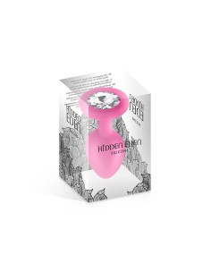 Plug bijou silicone rose S - Hidden Eden 2