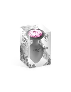 Plug bijou silicone noir L - Hidden Eden 2