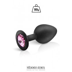Plug bijou silicone noir M - Hidden Eden