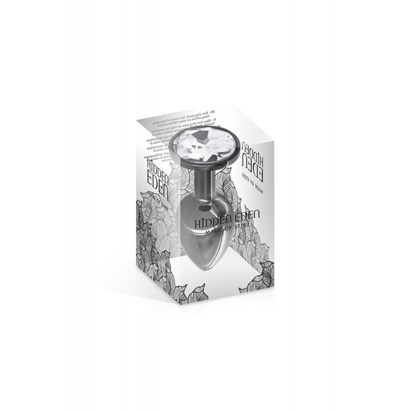 Plug bijou acier noir S - Hidden Eden Plug bijou acier noir S - Hidden Eden