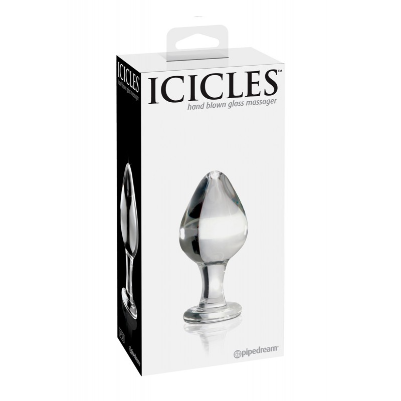 Plug anal verre Icicles n° 25 Plug anal verre Icicles n° 25