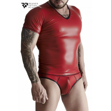 T-shirt wetlook rouge - Regnes T-shirt wetlook rouge - Regnes