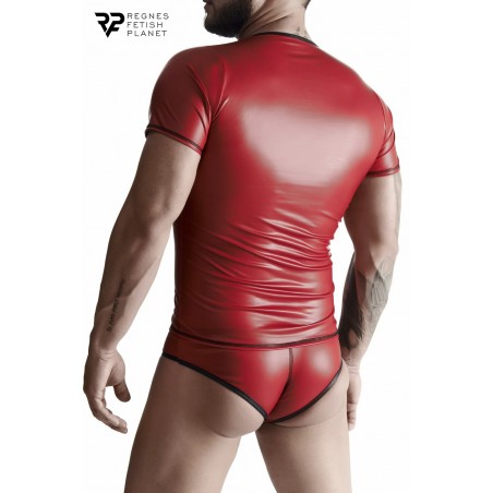 T-shirt wetlook rouge - Regnes T-shirt wetlook rouge - Regnes