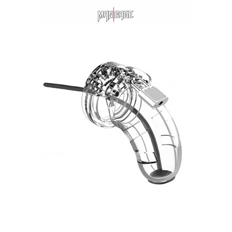 Cage de chasteté 6,5cm avec plug d'urètre - ManCage 15 Cage de chasteté 6,5cm avec plug d'urètre - ManCage 15