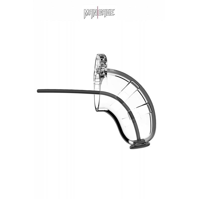 Cage de chasteté 6,5cm avec plug d'urètre - ManCage 15 Cage de chasteté 6,5cm avec plug d'urètre - ManCage 15