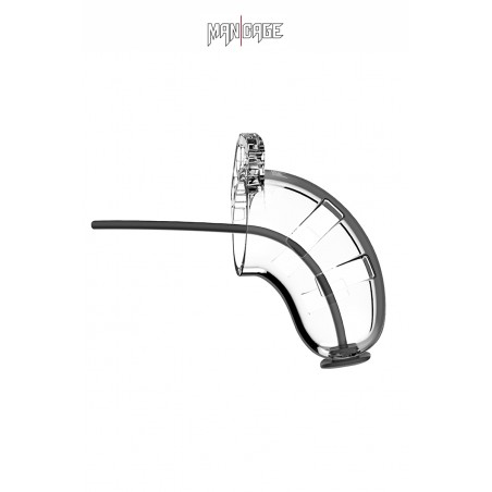 Cage de chasteté 6,5cm avec plug d'urètre - ManCage 15 Cage de chasteté 6,5cm avec plug d'urètre - ManCage 15