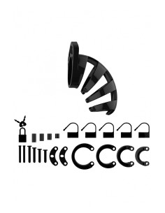 Cage de chasteté 9cm ManCage 02 noir 2