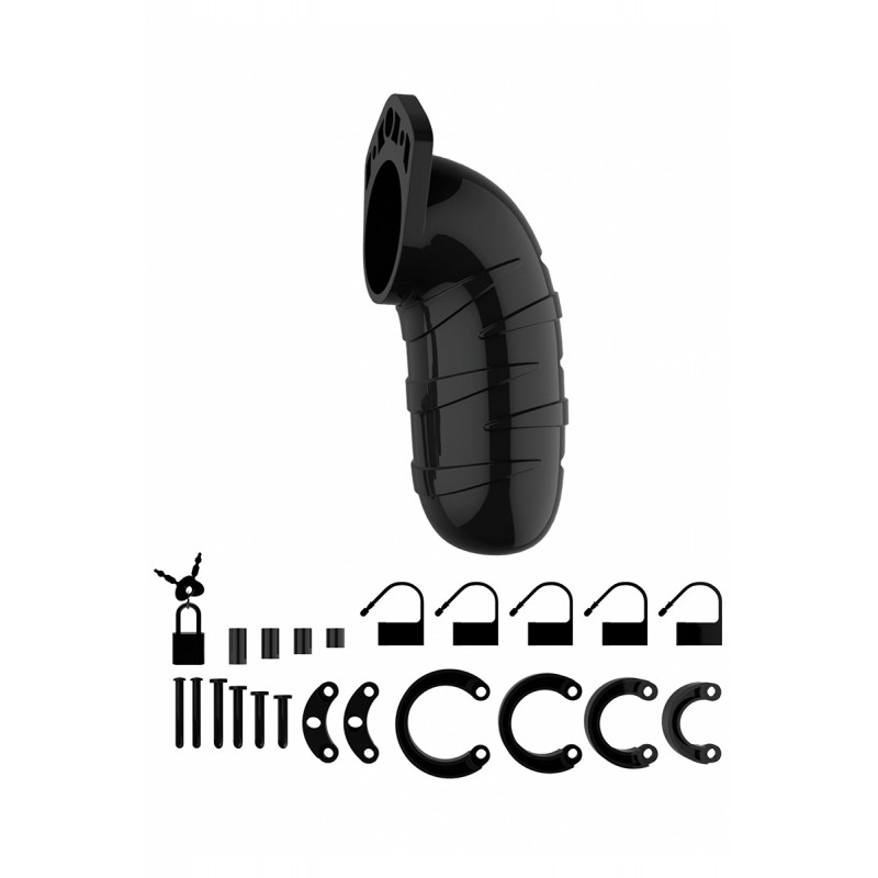 Cage de chasteté 14cm ManCage 05 noir Cage de chasteté 14cm ManCage 05 noir