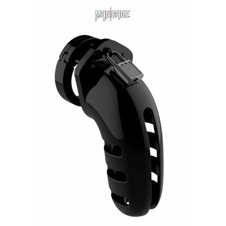 Cage de chasteté 14cm ManCage 06 noir Cage de chasteté 14cm ManCage 06 noir