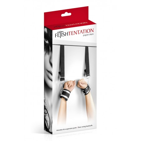 Menottes de suspension de porte Fetish Tentation Menottes de suspension de porte Fetish Tentation
