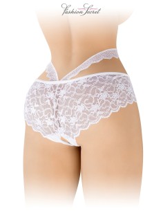 Culotte ouverte blanche Marie - Fashion Secret 2