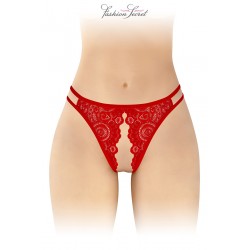 Culotte rouge ouverte Annette - Fashion Secret