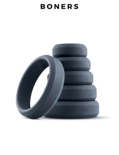 Set de 6 anneaux de pénis larges - Boners