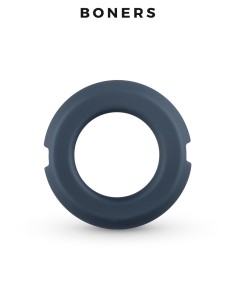Anneau pénien silicone et acier - Boners