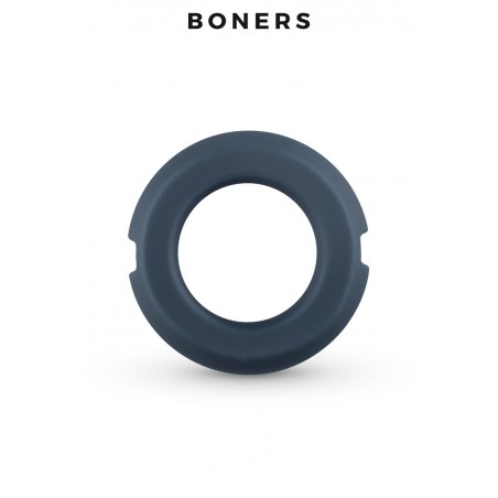 Anneau pénien silicone et acier - Boners Anneau pénien silicone et acier - Boners