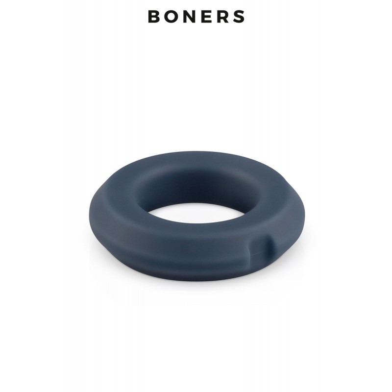 Anneau pénien silicone et acier - Boners Anneau pénien silicone et acier - Boners