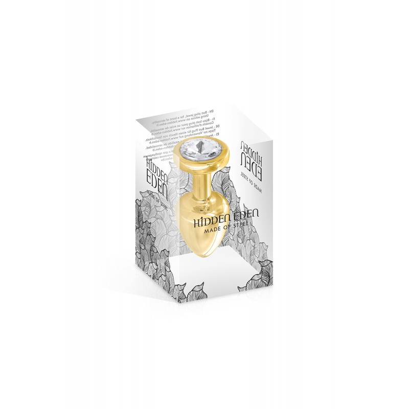 Plug bijou aluminium gold XS - Hidden Eden Plug bijou aluminium gold XS - Hidden Eden