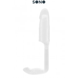 Extension de penis avec plug translucide - SONO 38
