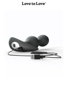 Plug anal vibrant Twinny Bud noir 2