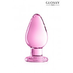 Plug anal verre Glossy Toys n° 25 Pink