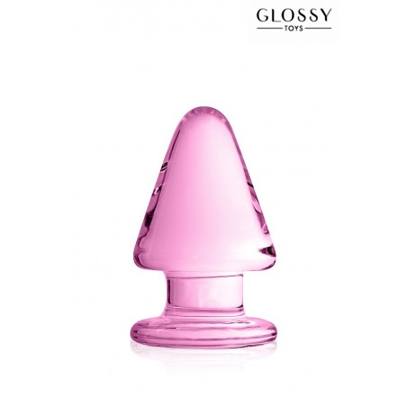 Plug anal verre Glossy Toys n° 23 Pink Plug anal verre Glossy Toys n° 23 Pink